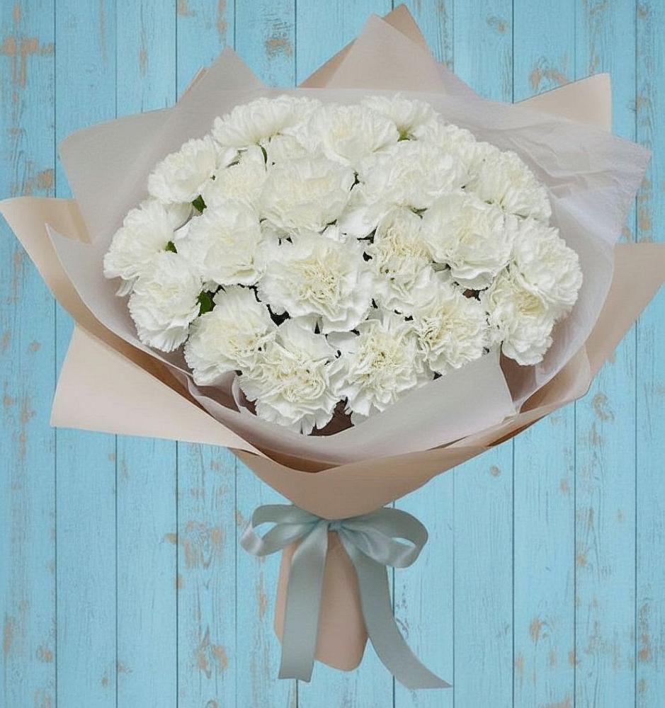 Букет цветов из: Гвоздики в Юже