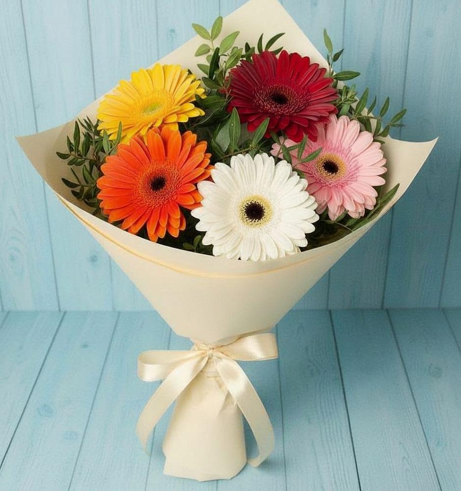 Букет цветов из: Герберы в Юже