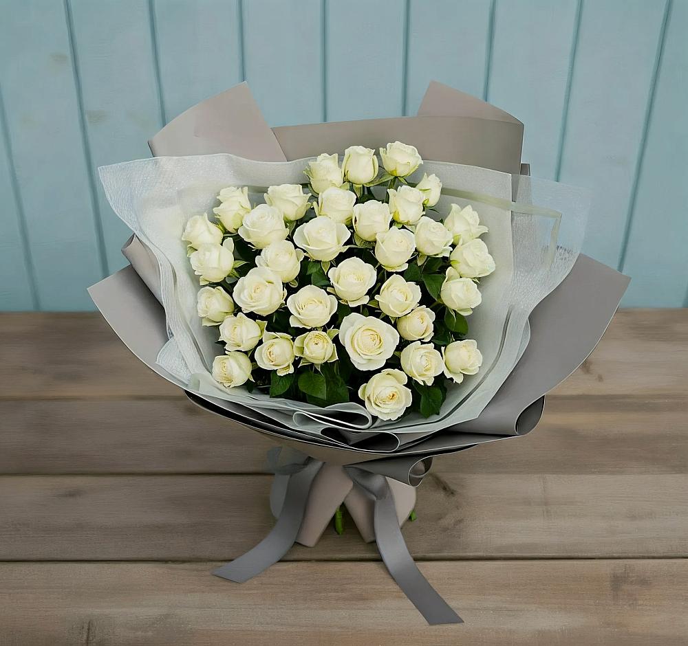 Букет Белоснежная нежность в Юже
