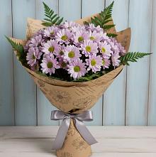 Букет цветов из:  Хризантемы #REPLACE_PRED# Юже