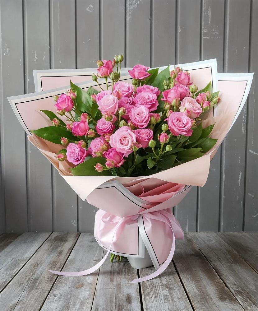 Букет Розовый кустик в Юже