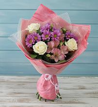 Букет цветов из:  Герберы #REPLACE_PRED# Юже