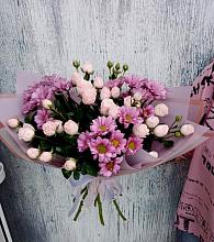 Букет цветов из:  Розы и Хризантемы #REPLACE_PRED# Юже