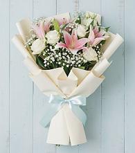 Букет цветов из:  Лилии #REPLACE_PRED# Юже